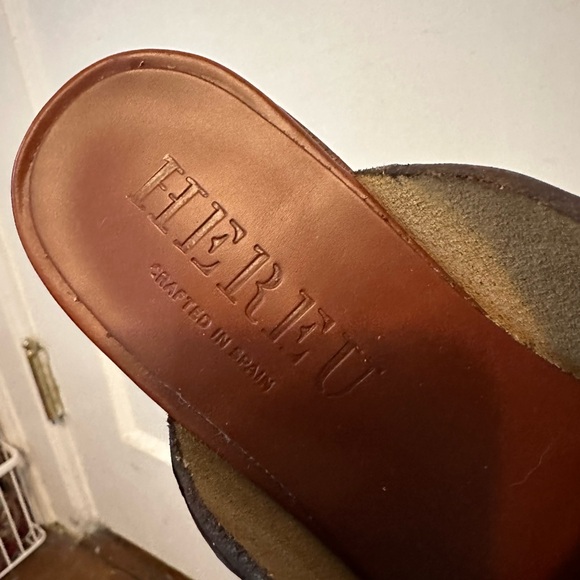 Hereu Punta Pointy Mule Loafer, Size 36, Tan, NIB - Picture 8 of 9